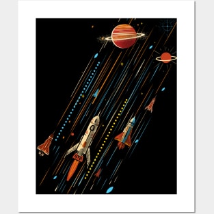 Space travel is cool Posters and Art